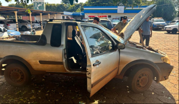 Polícia Militar localiza veículo roubado com placa clonada em Santa Helena de Goiás